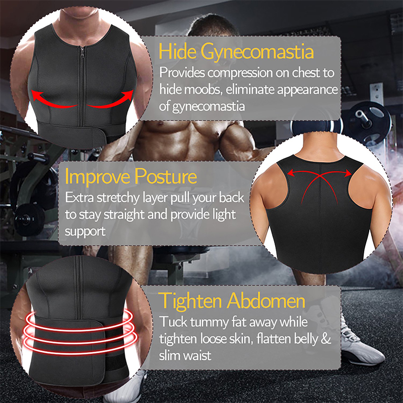 Men Neoprene Sauna Sweat Vest  - Crossfit Weight Vest ulasan dan harga