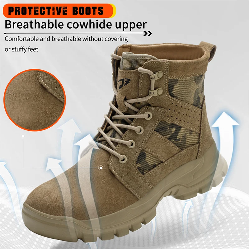 Fashion 2026 Cow Suede Men Wor - Crossfit Male ulasan dan harga
