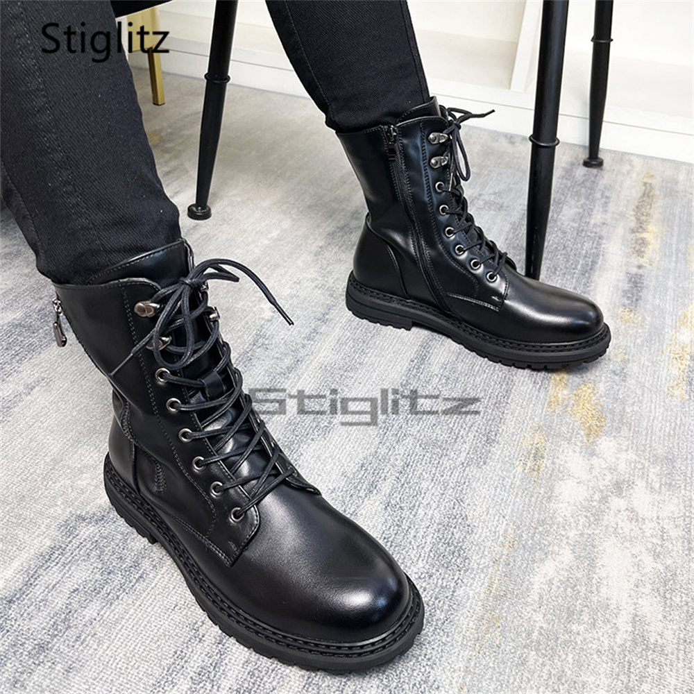 Men's British Style Lace Up Hi - Crossfit Male ulasan dan harga