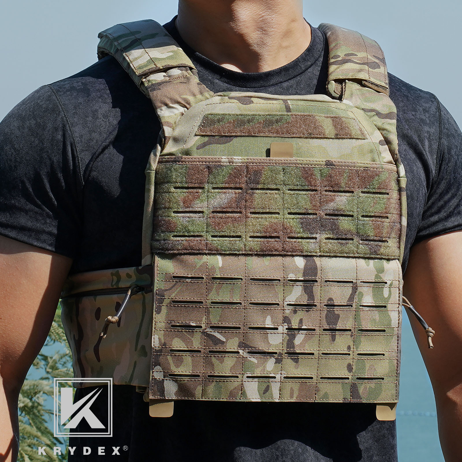 KRYDEX Laser MOLLE Tactical 30 - Crossfit Weight Vest ulasan dan harga